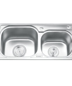Chậu rửa bát inox 2 hố Gorlde GD-5602