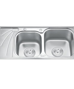 Chậu rửa bát inox 2 hố Gorlde GD-9037