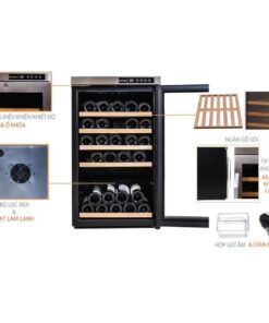 Chi tiết tủ rượu vang Kadeka KA-39WR