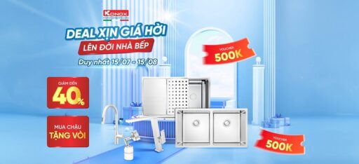 “Deal xịn giá hời - Lên đời nhà bếp” cùng Konox ngay hôm nay!