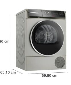 Kích thước máy sấy bơm nhiệt Bosch 9kg WQB246CX0 Serie 8