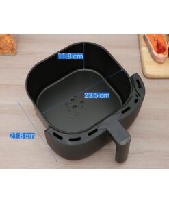 Kích thước khiển nồi chiên không dầu 5.7L Hafele HS-AF502B 535.43.713