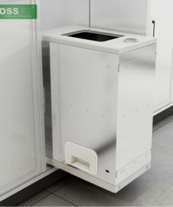 Ảnh thực tế thùng gạo gắn cánh ray âm cao cấp BossEU BS300GC