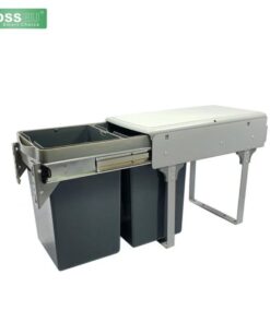 Ảnh thực tế thùng rác đôi âm tủ gắn cánh BossEU BS1300R