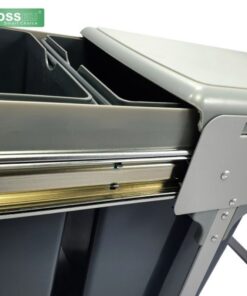 Ảnh thực thùng rác đôi âm tủ gắn cánh BossEU BS1300R