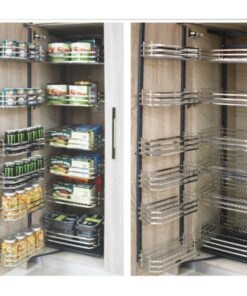 Hình ảnh tủ kho đựng đồ dự trữ inox nan dẹt Bosseu BS304.645PS
