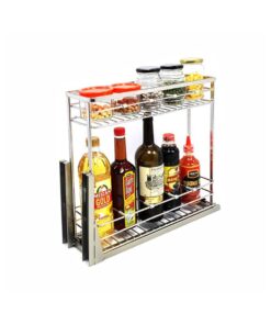 Hình ảnh thực tế giá gia vị inox 304 nan dẹt BossEU BS304.120GS