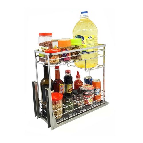 Giá gia vị inox 304 nan dẹt BossEU BS304.125GS 6 Hình ảnh giá gia vị inox 304 nan dẹt BossEU BS304.125GS