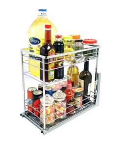 Hình ảnh thực tế giá gia vị inox 304 nan dẹt BossEU BS304.130GS