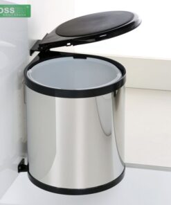 Ảnh thực thùng rác tròn gắn cánh tủ bếp BossEU BS108R