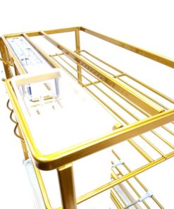 Chi tiết giá dao thớt nan dẹt mạ Nano vàng BossEU BS301.300D