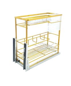 Giá dao thớt nan dẹt mạ Nano vàng BossEU BS301.250D