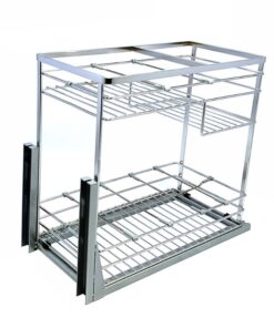 Giá gia vị inox 304 nan dẹt BossEU BS304.130GS