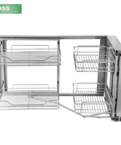 Giá góc liên hoàn inox 304 nan dẹt cao cấp BossEU BS304.900R