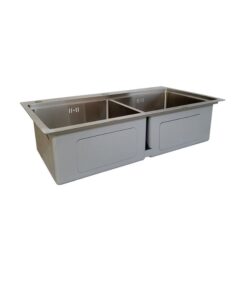Hình ảnh chậu rửa bát inox 2 hố BossEU BS304.8245CK2