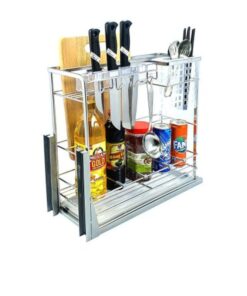 Hình ảnh thực tế giá dao thớt nan dẹt BossEU BS304.250DS