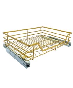 Hình ảnh giá xoong nồi bát đĩa hợp kim mạ Nano vàng BOSSEU BS301.900BN