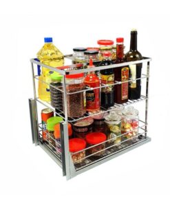 Hình ảnh giá gia vị inox 304 nan dẹt BossEU BS304.140GS