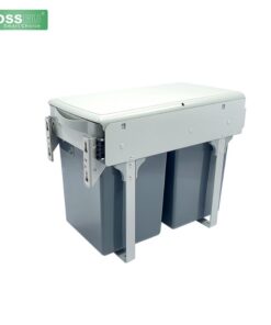 Thùng rác đôi âm tủ gắn cánh BossEU BS1300R