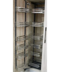Tủ kho đựng đồ dự trữ inox 304 nan dẹt cao cấp Bosseu BS304.460PS