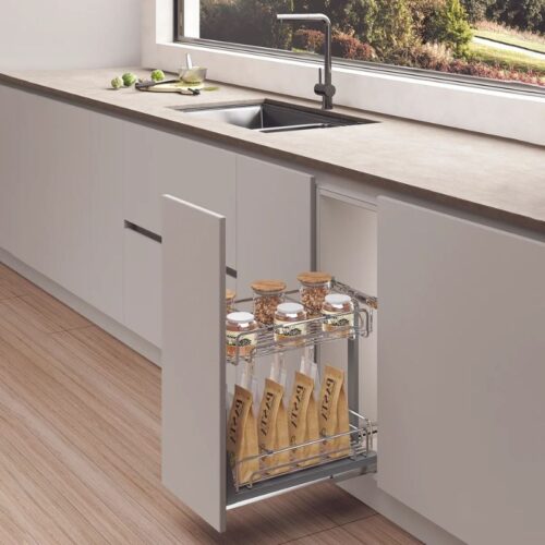 Ảnh giá gia vị Inox 304 Hafele Omero 547.10.066 450mm