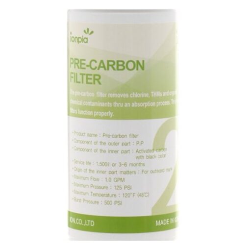 Thông số lõi lọc than hoạt tính Ionpia ION-C1 (lõi 2)