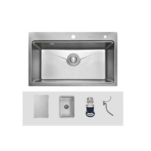 Chậu rửa bát 1 hố Kluger KW8181FS-S81 Plus 8 Ảnh chậu rửa bát 1 hố Kluger KW8181FS-S81 Plus