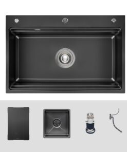 Ảnh chậu rửa bát 1 hố Kluger KWF8161FB-S76 Plus