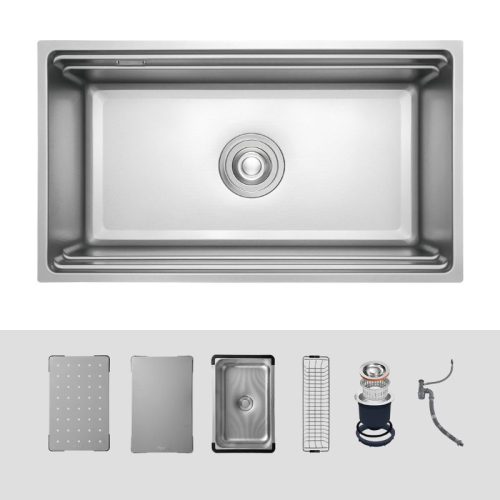 Chậu rửa bát 1 hố Kluger KWU8161FS-S76 Plus 7 Ảnh chậu rửa bát 1 hố Kluger KWU8161FS-S76 Plus