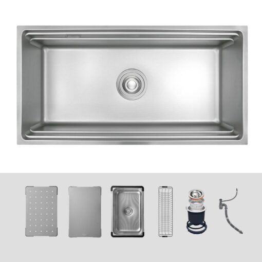Ảnh chậu rửa bát 1 hố Kluger KWU8161FS-S86 Plus