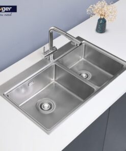 Ảnh chậu rửa bát 2 hố Kluger KW8211S-S84