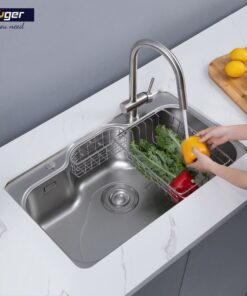Ảnh thực tế chậu rửa bát 1 hố Kluger KW8151FS-S80