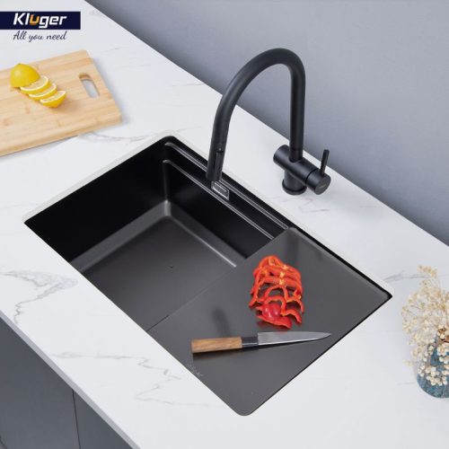 Chậu rửa bát 1 hố Kluger KWU8161FB-S70 8 Ảnh thực tế chậu rửa bát 1 hố Kluger KWU8161FB-S70