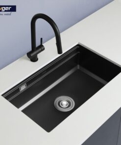 Ảnh thực tế chậu rửa bát 1 hố Kluger KWU8161FB-S76