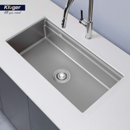 Ảnh thực tế chậu rửa bát 1 hố Kluger KWU8161FS-S86