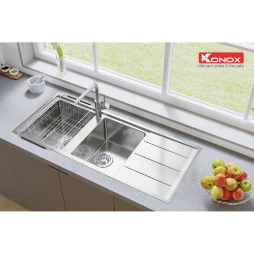 Rổ úp bát Konox inox Basket BK01 5 Ảnh thực tế rổ úp bát Konox inox Basket BK01