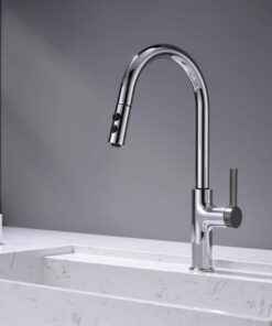 Ảnh vòi rửa bát nóng lạnh Kluger KLF0005C có dây rút
