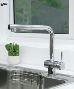 Ảnh vòi rửa bát nóng lạnh Kluger KLF0013C có dây rút