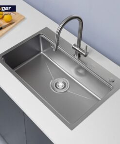 Hình ảnh chậu rửa bát 1 hố Kluger KW8181FS-S81