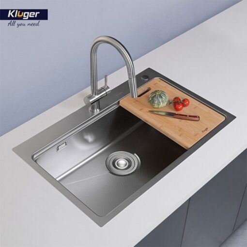 Hình ảnh chậu rửa bát 1 hố Kluger KW8181FS-S81 Plus