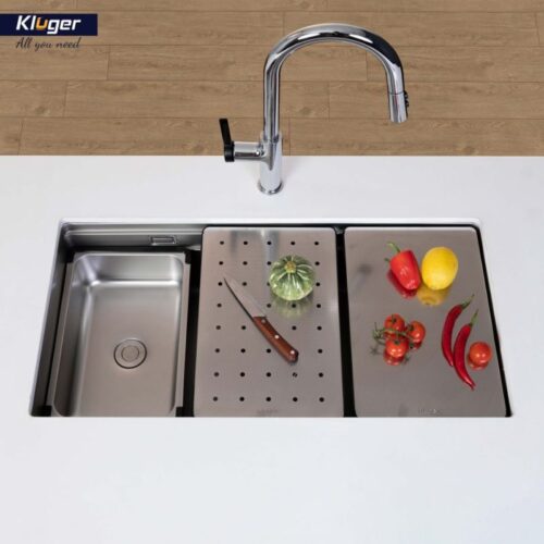 Hình ảnh chậu rửa nhỏ inox Kluger KSWB-402FS