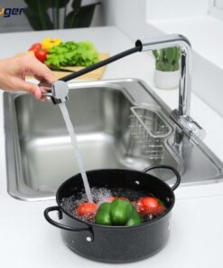 Hình ảnh vòi rửa bát nóng lạnh Kluger KLF0013C có dây rút