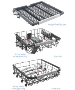 Khay máy rửa bát độc lập LG LDT14BGA3 ANBPEVN