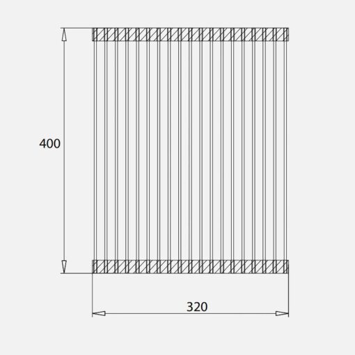 Kích thước giá để đồ inox Kluger KRM-01