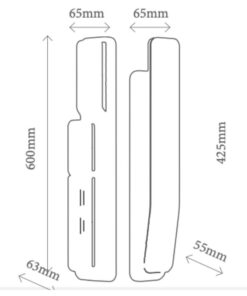Kích thước khóa thông minh Avolock AL-88TRV-B