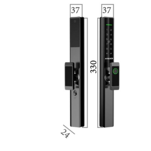 Kích thước khóa thông minh Avolock AN-383-B