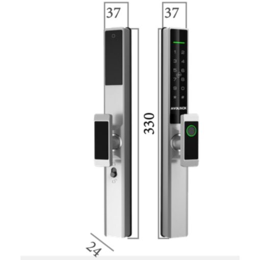 Kích thước khóa thông minh Avolock AN-384-G