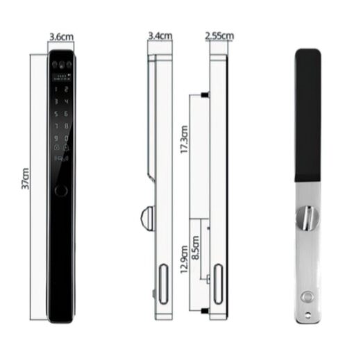 Kích thước khóa thông minh Avolock AN-399F-G