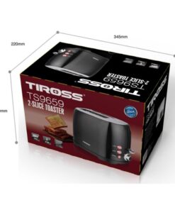 Kích thước máy nướng bánh mỳ 2 ngăn Tiross TS9659