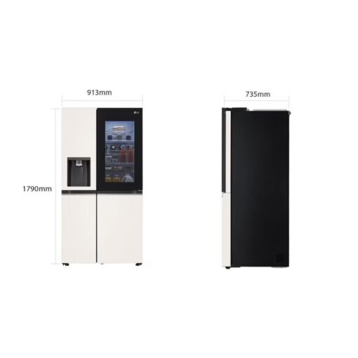 Kích thước tủ lạnh LG Inverter 635L GR-X257BG ALBPEVN